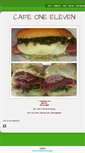 Mobile Screenshot of cafeoneeleven.com